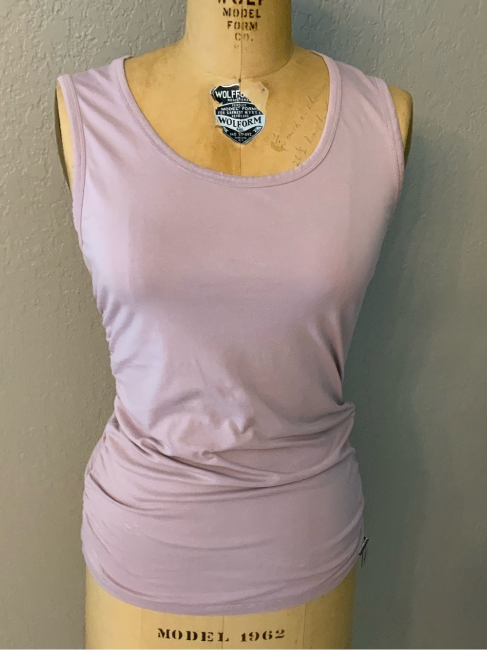 Michael Kors Sleeveless Tank with Side Ruching , scooped neck, size Medium